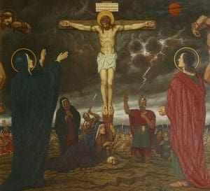 Jesus dies on the cross