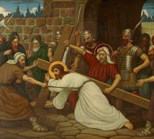 Jesus falls the second time