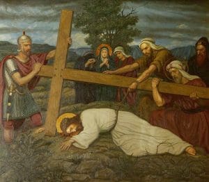 Jesus falls the third time