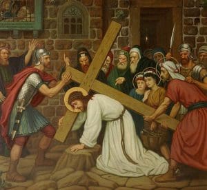 simon helps to bear the cross