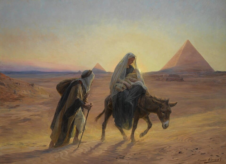 The Flight into Egypt by Eugene Girardet