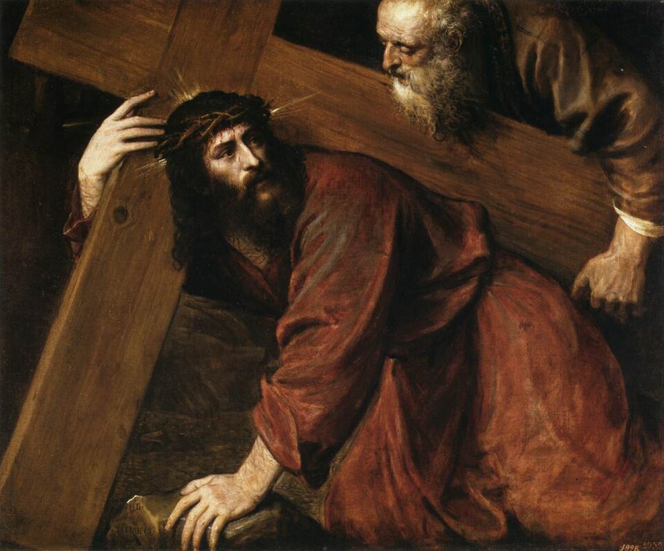 Christ Carrying the Cross by Titian